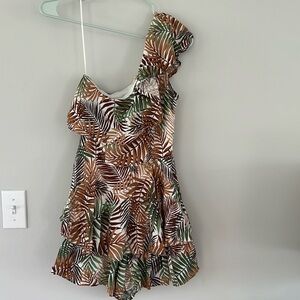 Palm leaf romper